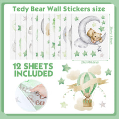 Yinder Highland Cow wall decals with balloons add playful charm to walls.