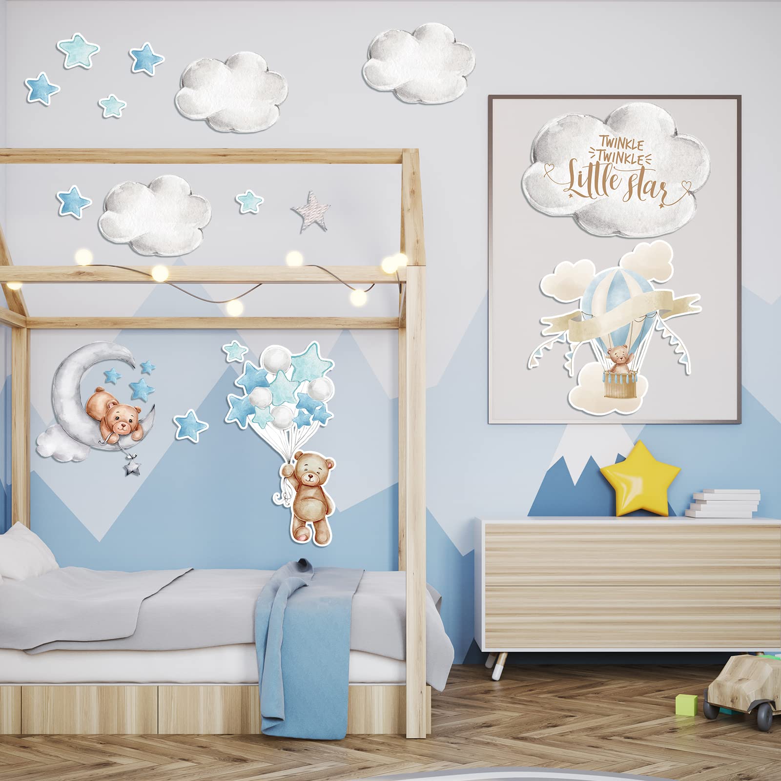Yinder vinyl wall decals easy to apply and reposition in nurseries
