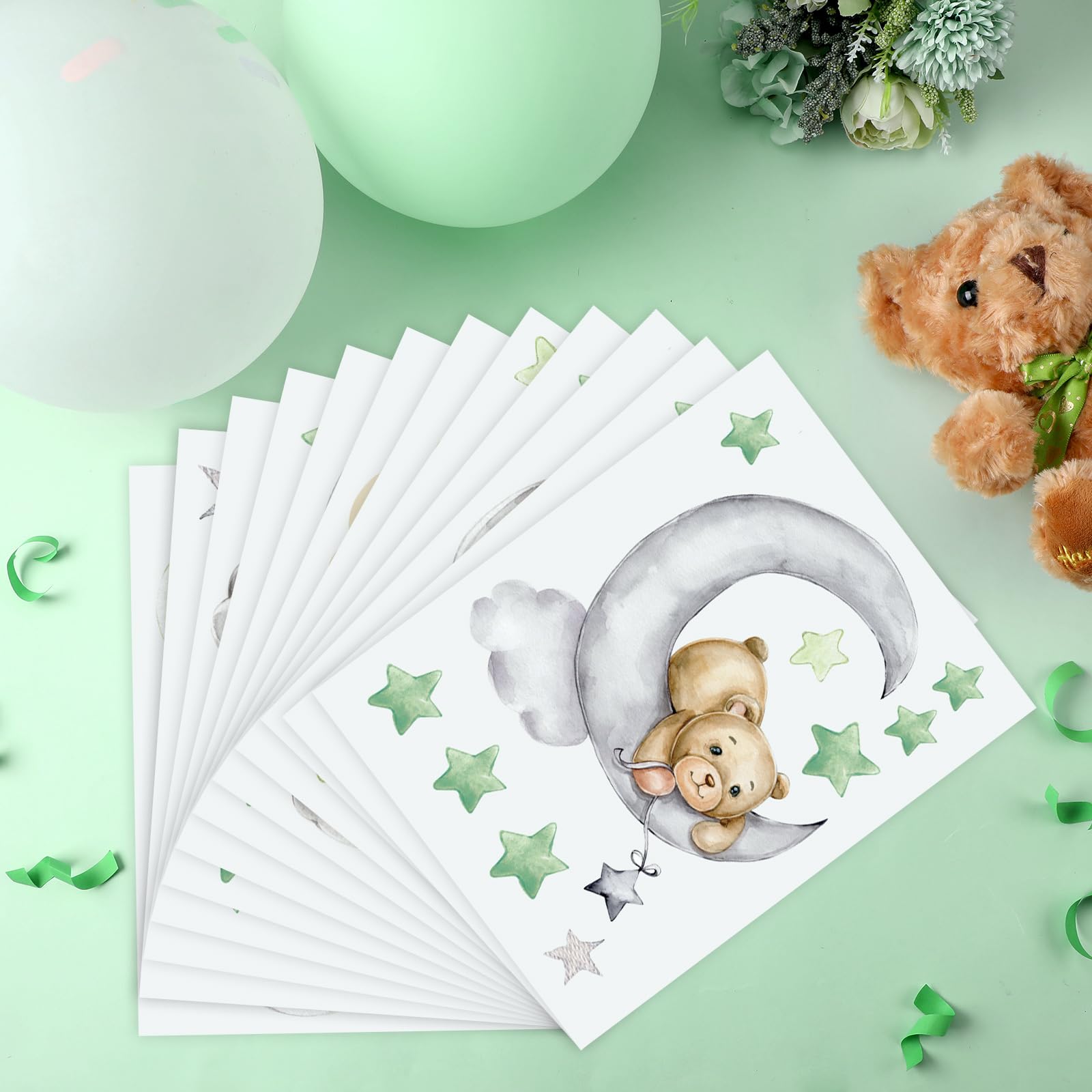 Yinder easy-peel nursery wall stickers enable quick, mess-free updates.