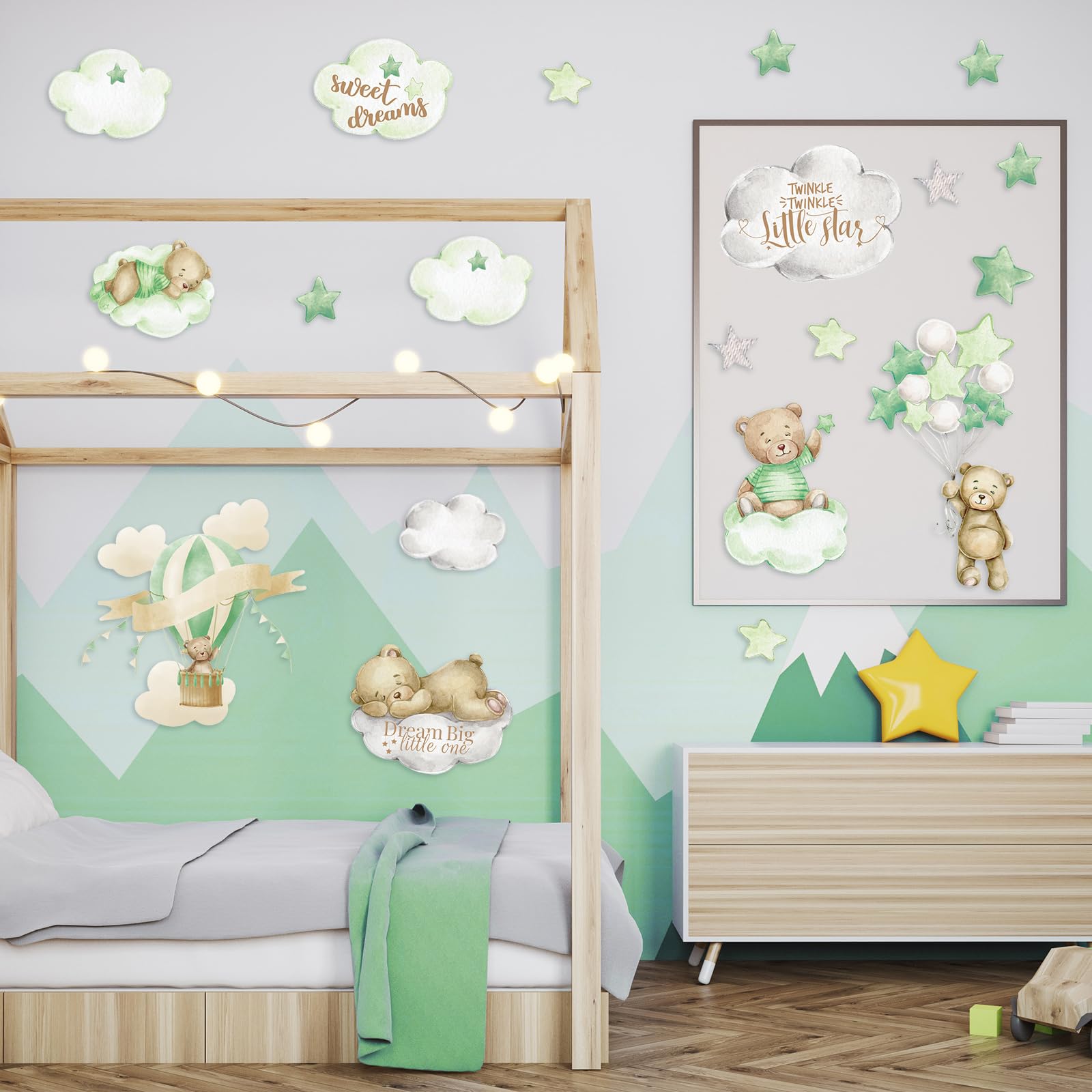 Yinder kid room decor offers flexible DIY design options.