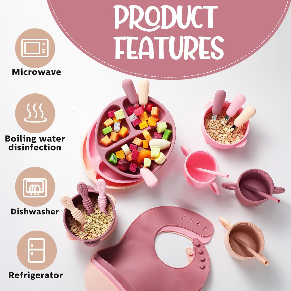 Yinder silicone food bowl provides stable, mess-reducing mealtimes