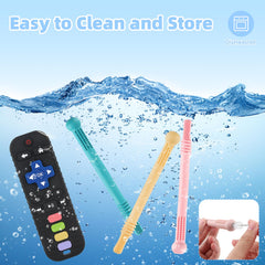 Yinghezu tube brush, easy cleaning for inside teether tubes after play.