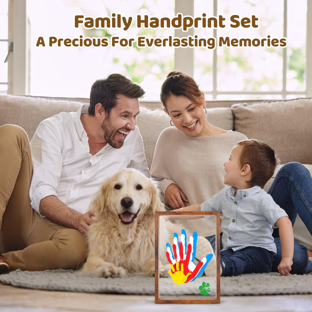 Yingsu handprint kit paints set adds vibrant hues for personalizing each impression.