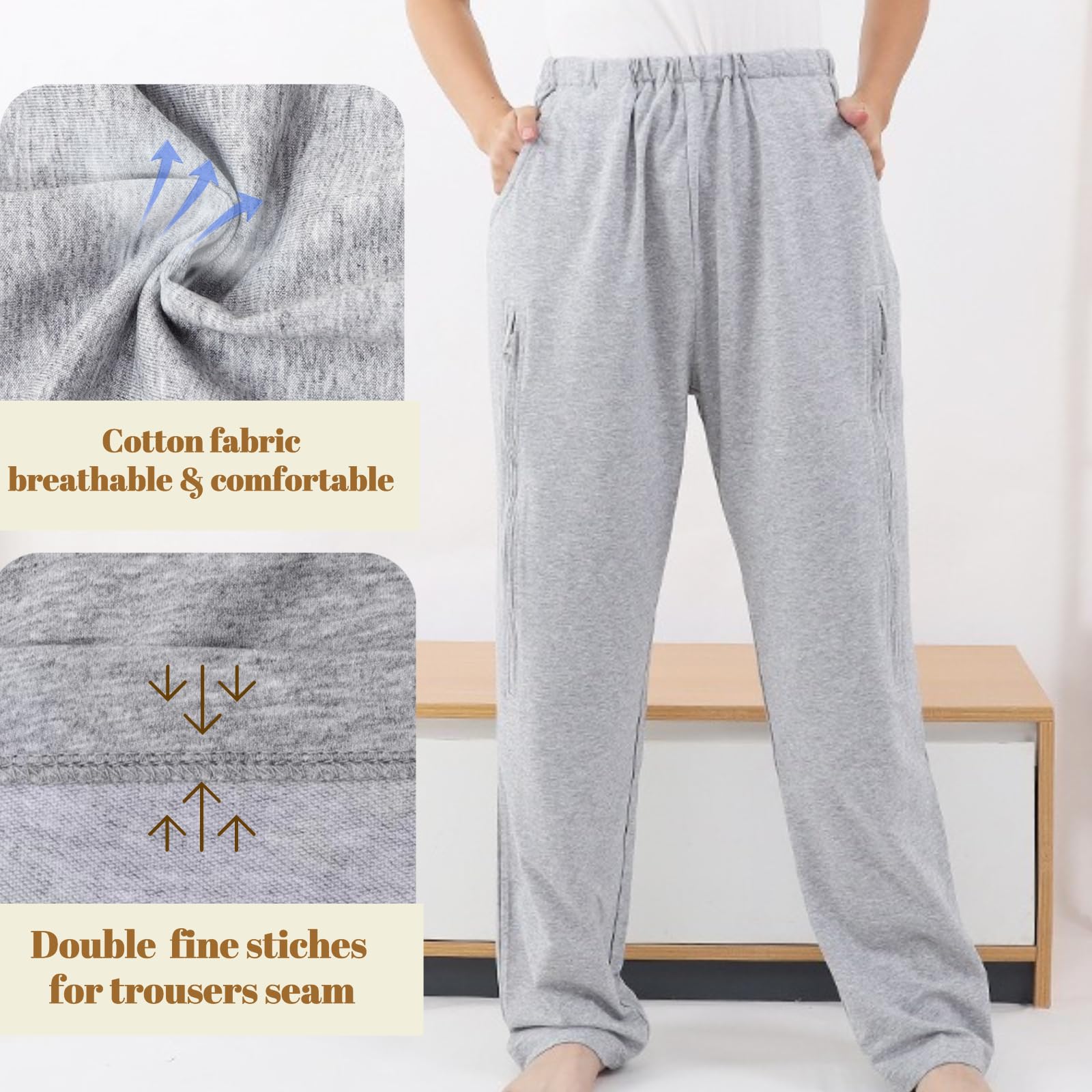 YingXue Catheter Leg Bag Pants are machine washable for daily reuse.