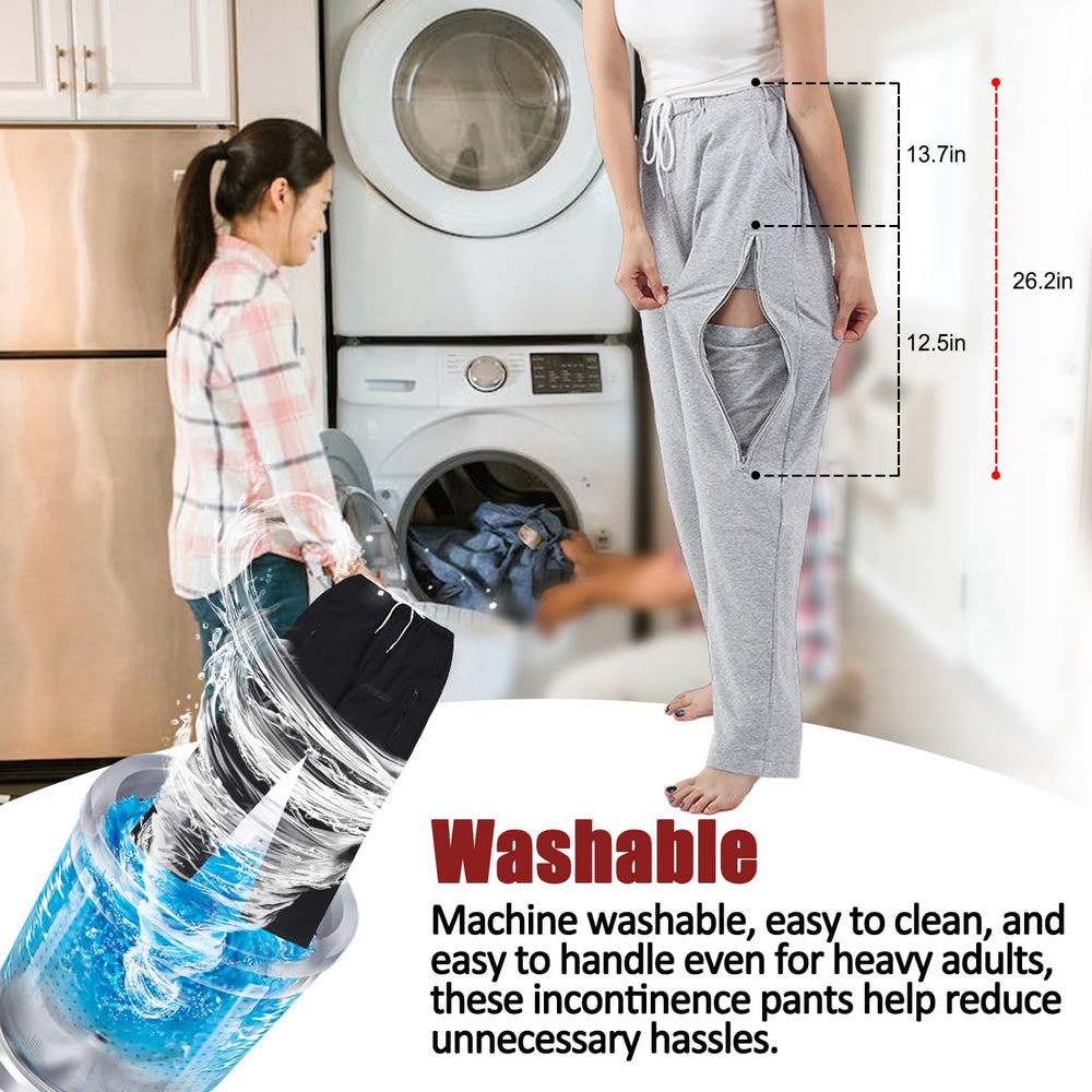 YingXue privacy conscious catheter leg bag pants design.