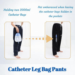 YingXue pants with two zippered pockets designed to hold up to 2000 ml bags.