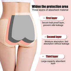 YingXue leak-proof underwear with a wide crotch design to prevent leaks