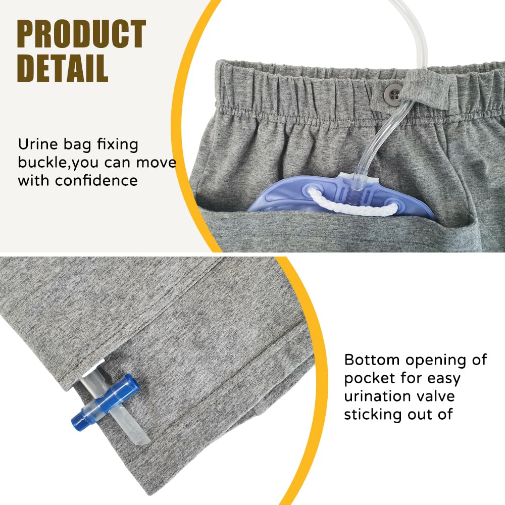 YingXue ostomy care shorts, breathable cotton, convenient for on-the-go bag security