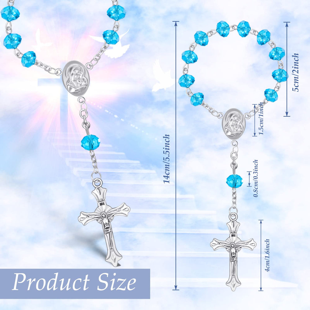 Yinkin rosary on a silver string with pendants for a refined keepsake