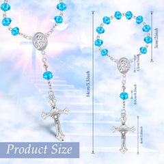 Yinkin rosary on a silver string with pendants for a refined keepsake