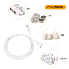 YINORD car charging setup using cigarette lighter port for mobile pumping.