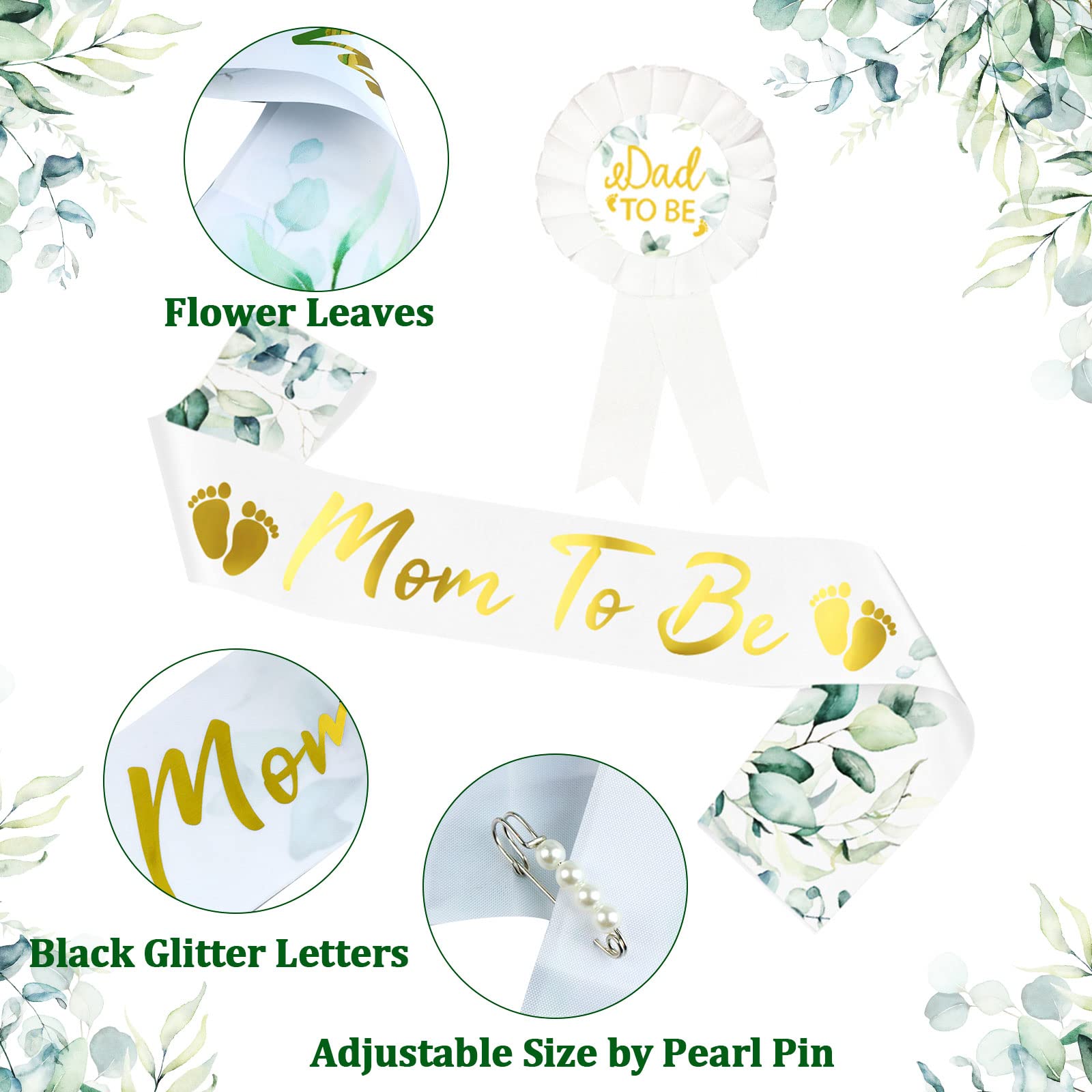 Yiphates baby shower kit used as photo prop at celebration