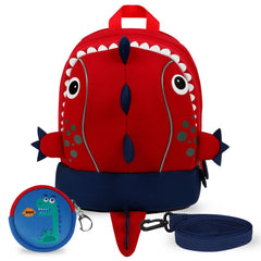 Yisibo dinosaur backpack with detachable tether keeps toddlers close in crowded places