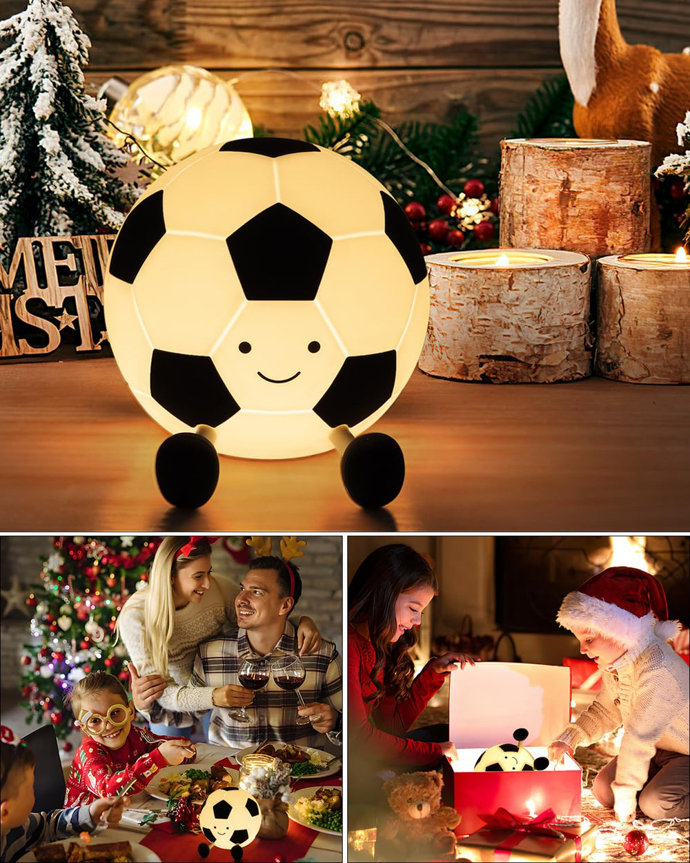 YISUN soccer light includes a 30-minute timer for easy bedtime