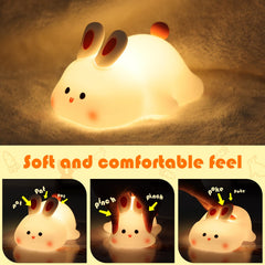 YISUN Bunny Night Light features a 30-minute timer shut-off