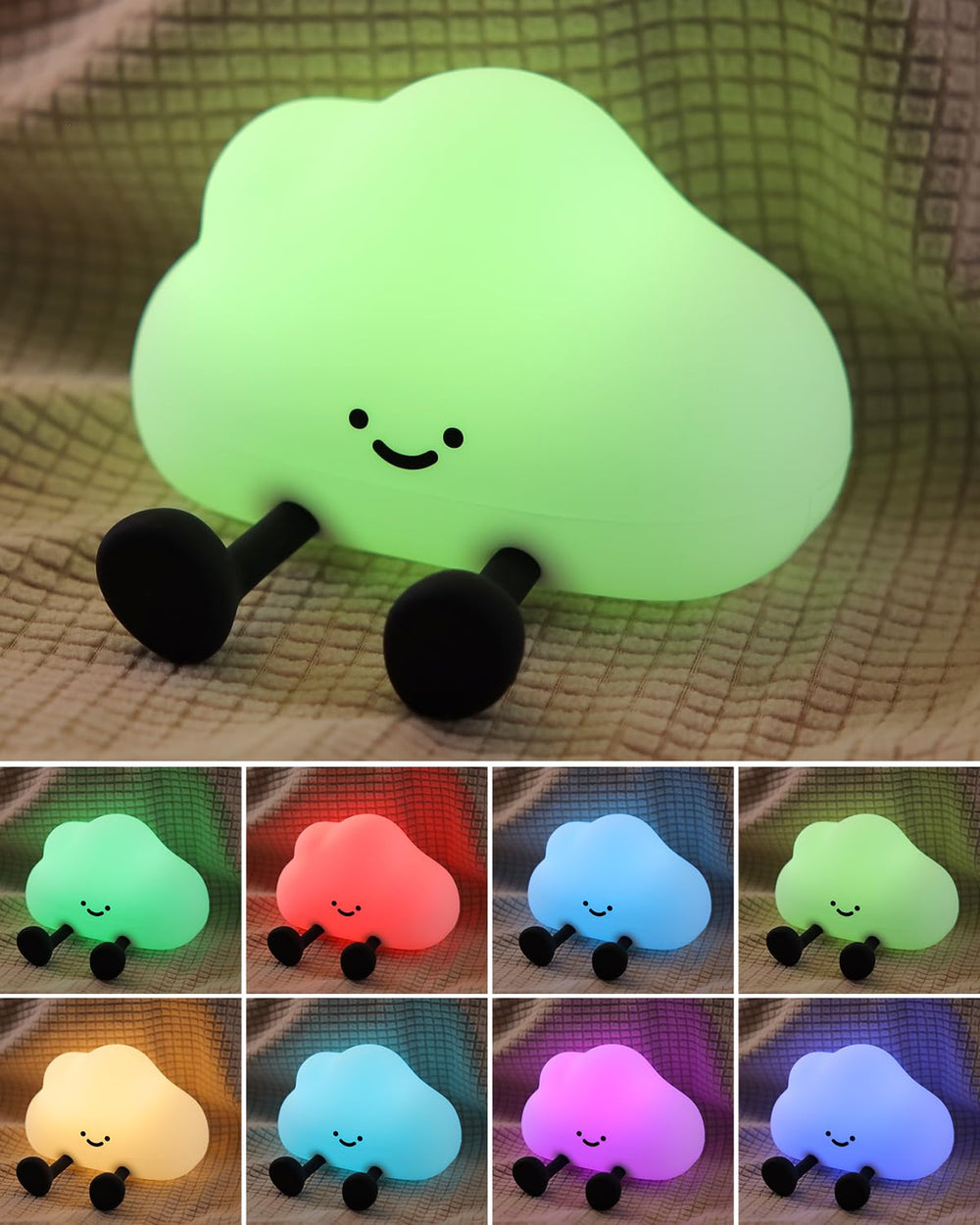 YISUN Cloud Night Light dimmable brightness control for personalized illumination