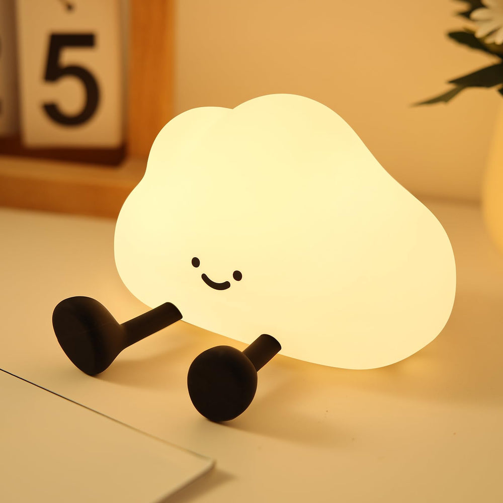 YISUN Cloud Night Light in soft silicone glow for a cozy nursery ambiance
