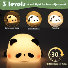 YISUN Panda night light with dimmable brightness for flexible nighttime use