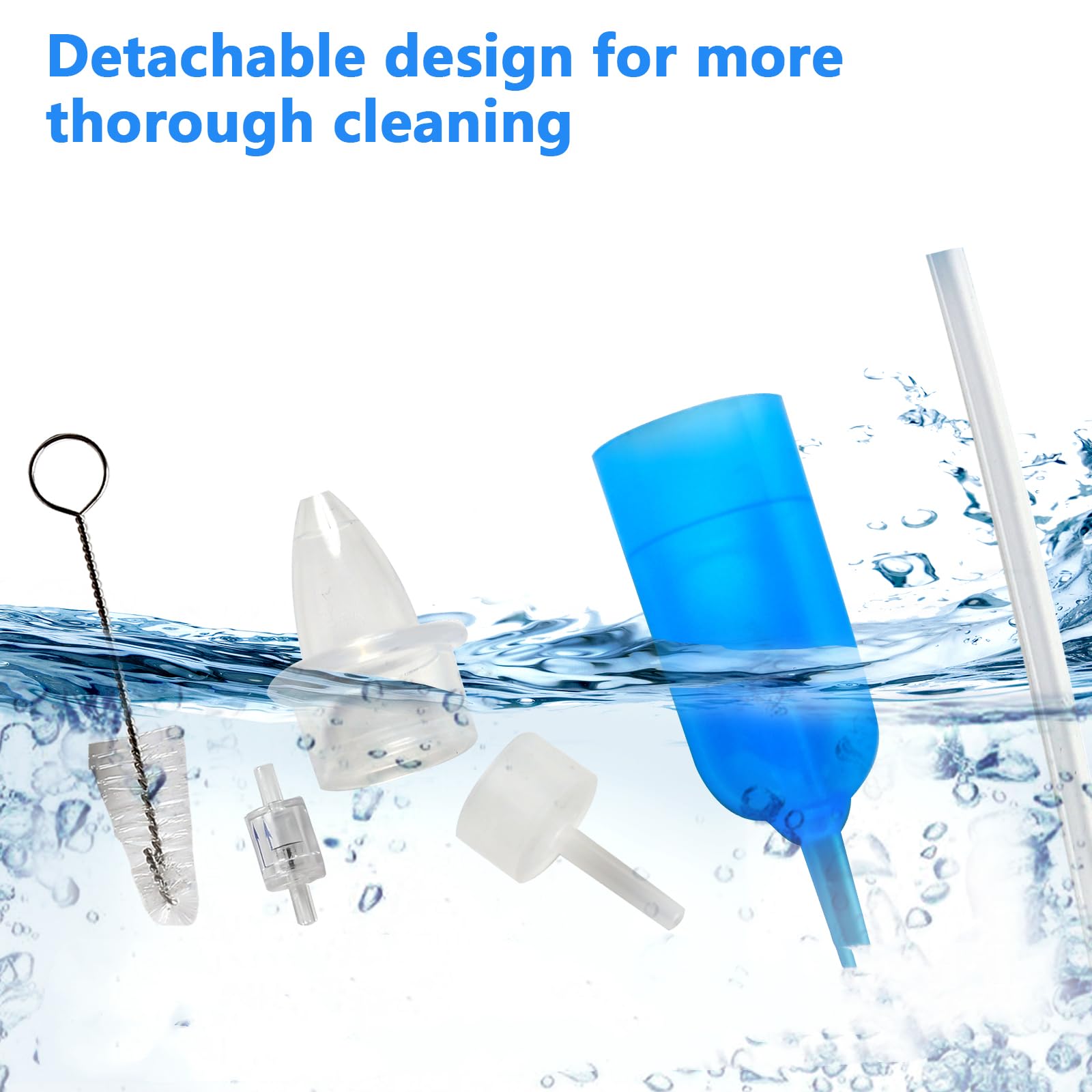Yiupea nasal cleaner one-hand-use shot shows quick, simple operation.
