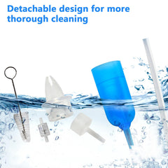 Yiupea nasal cleaner one-hand-use shot shows quick, simple operation.