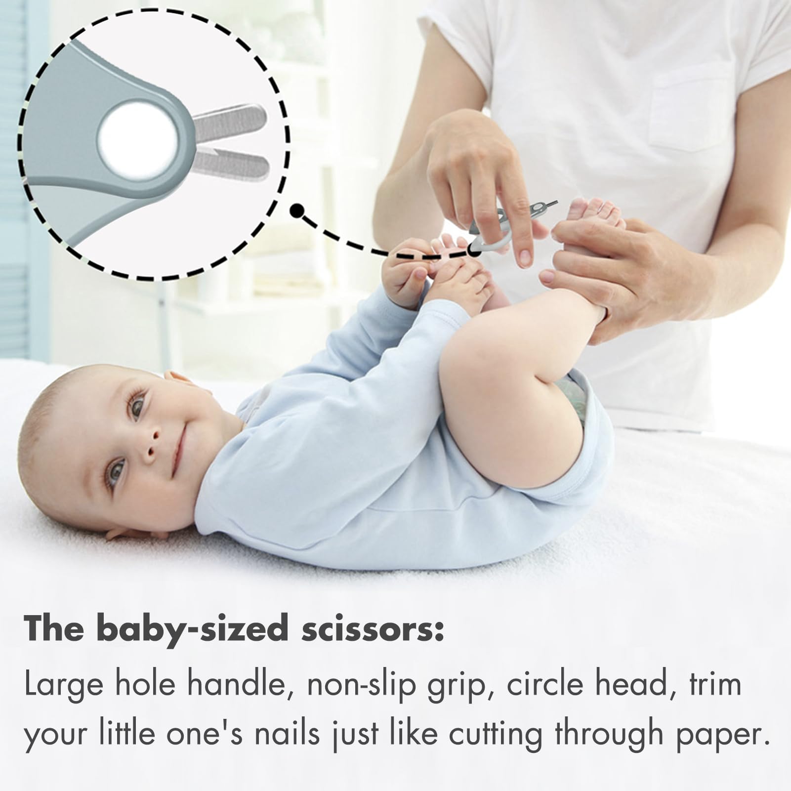 YIVEKO tweezers handling nail debris safely on small nails