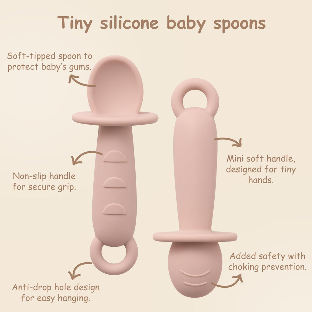 YIVEKO silicone straps keep spoons ready and prevent drops.