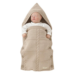 YIXPOH newborn swaddle blanket in soft cotton for cozy sleep.