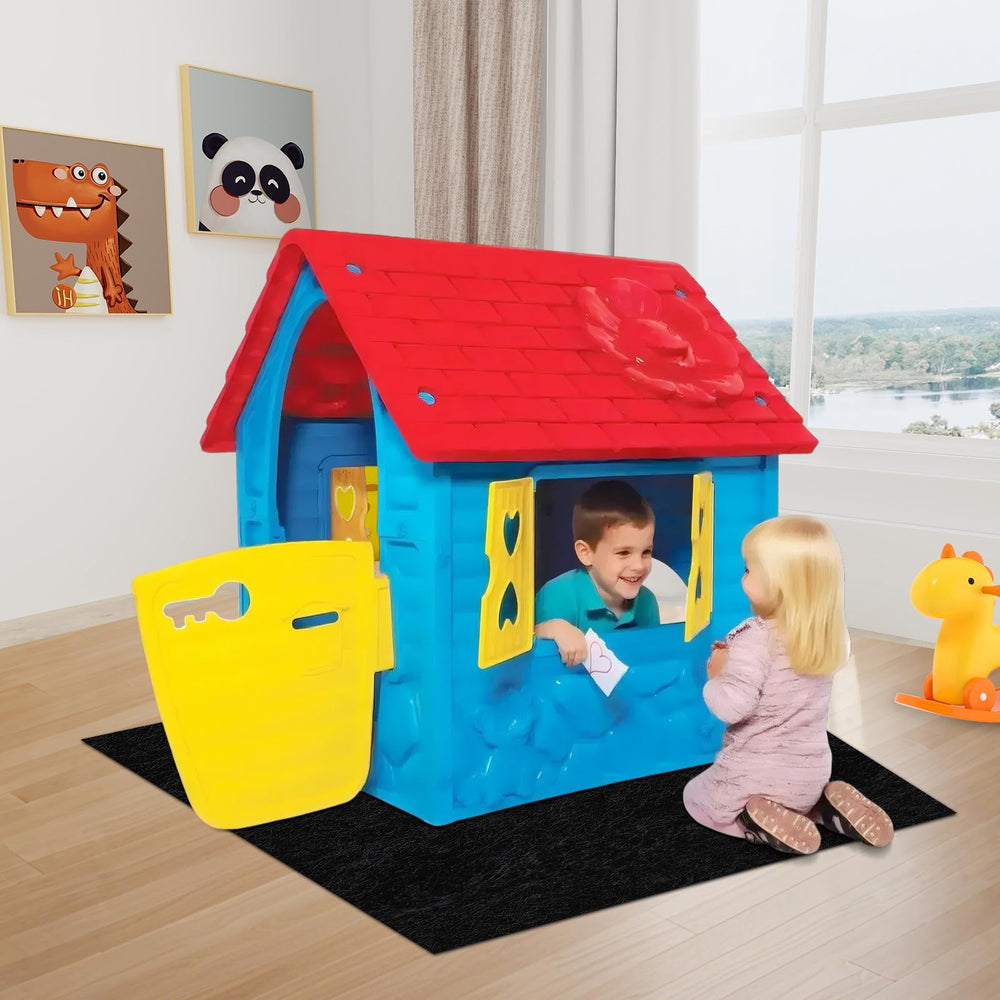 YIYIREA playmat with non-slip backing ready for outdoor use.