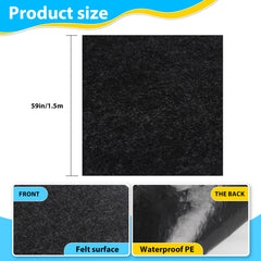 YIYIREA waterproof playground rug easy to wipe clean after play.