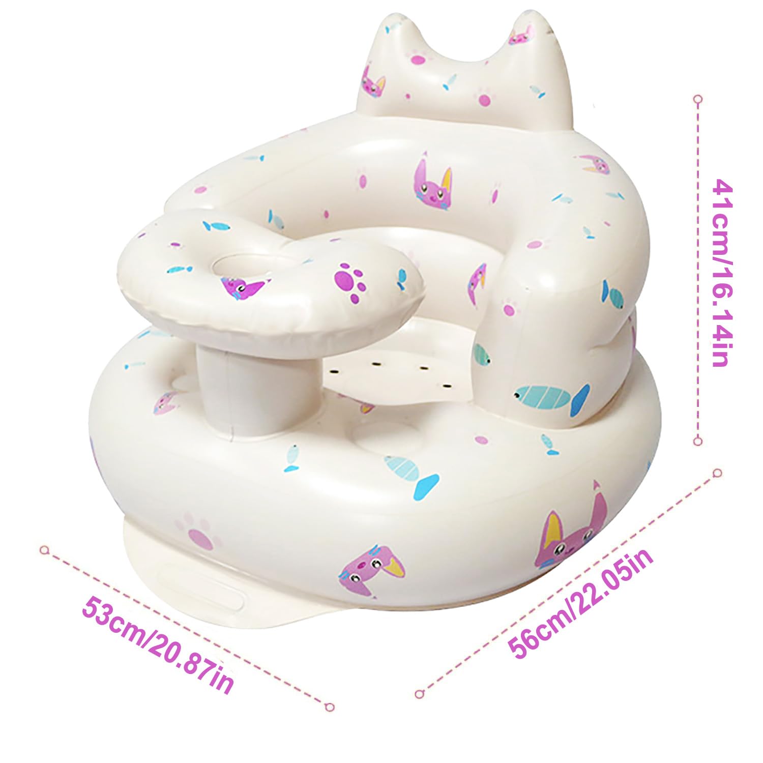 YiYunun UpSeat outdoors at the beach or park for versatile use.