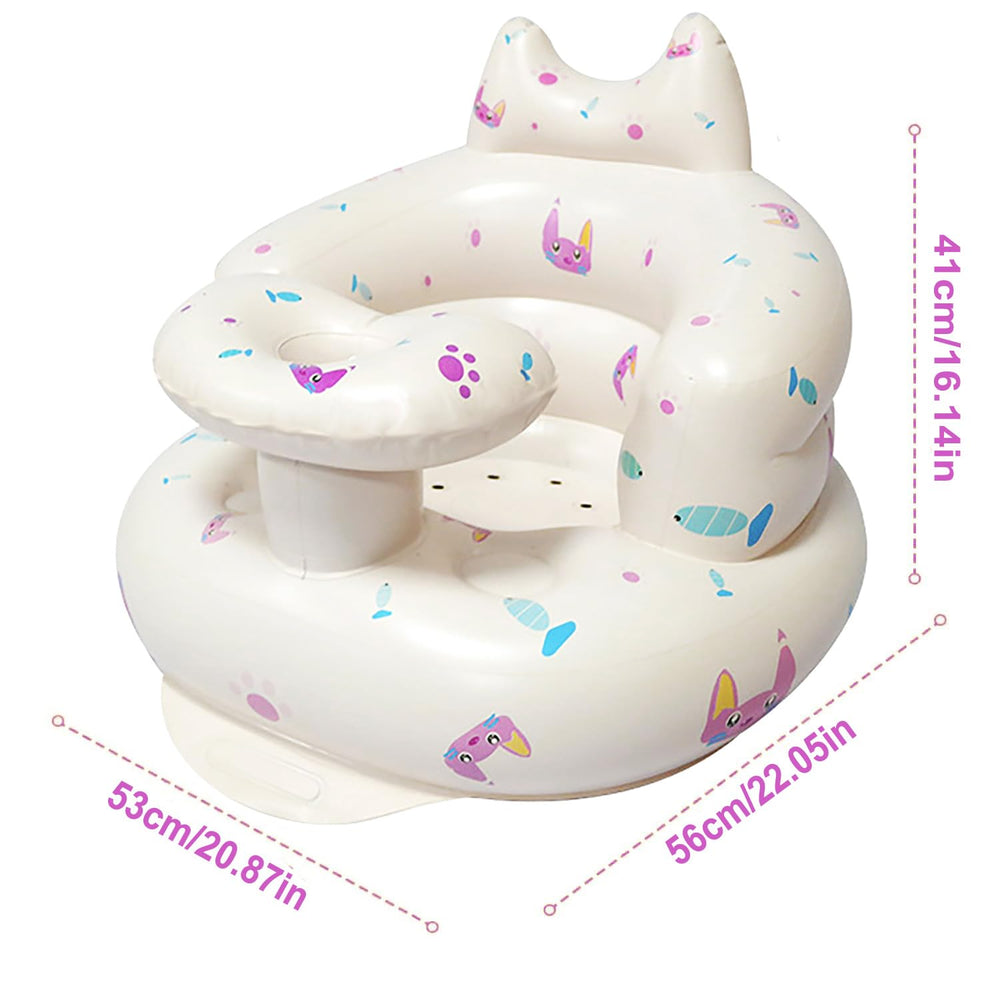 YiYunun UpSeat outdoors at the beach or park for versatile use.