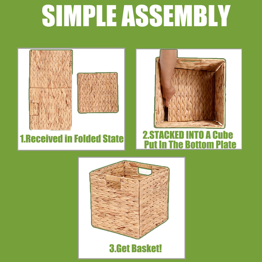 YJGYP9F pantry cube basket stores dry goods neatly.