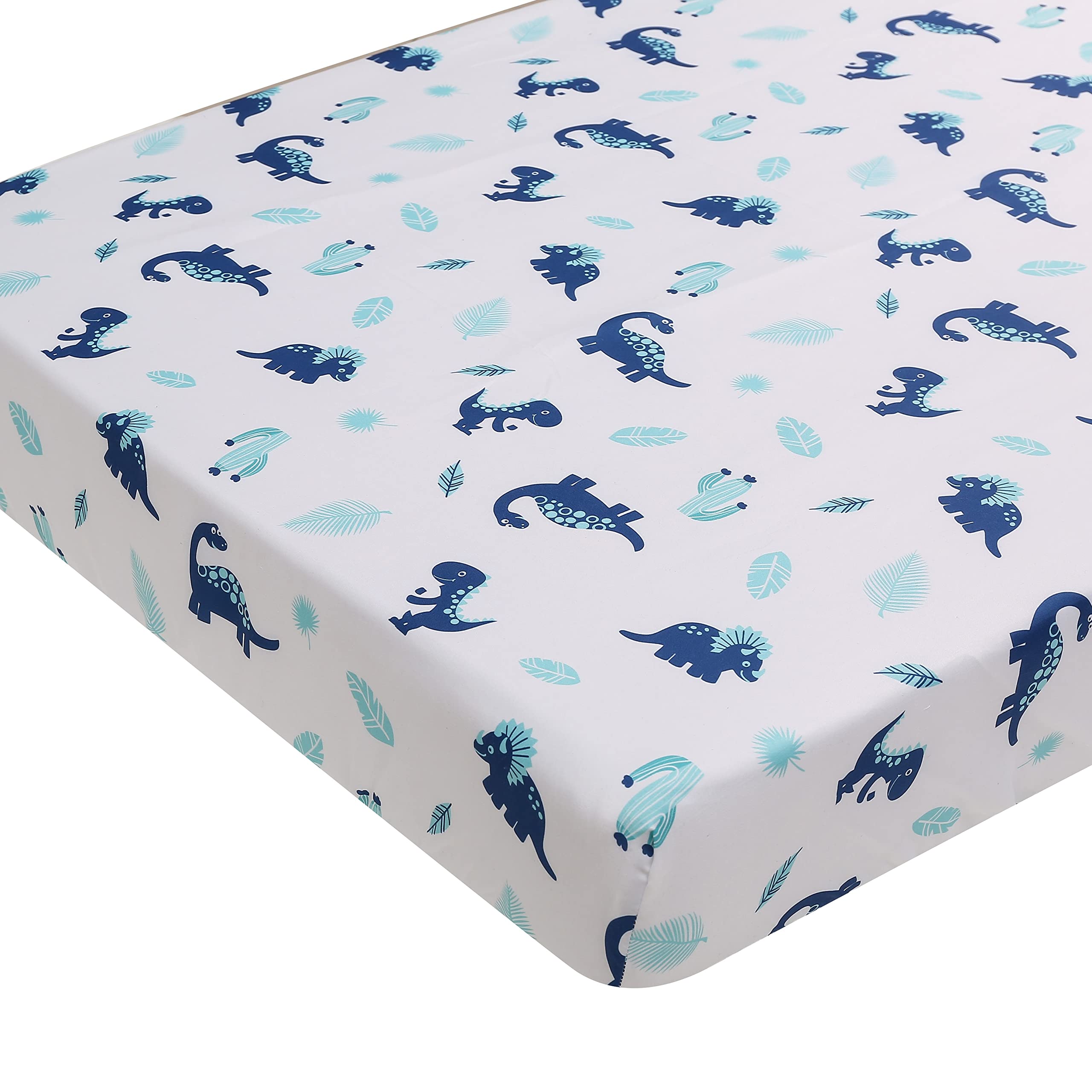 YJM dinosaur nursery blue theme enhances baby boy room aesthetics
