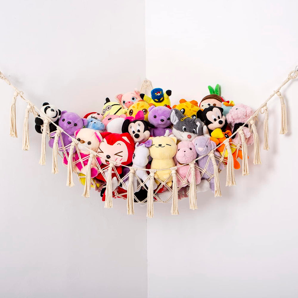 YKBU boho nursery decor blends texture and organization for playrooms