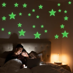 Ymapinc glow-in-the-dark stars 13cm for a bold ceiling constellation