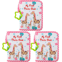 YMKWZ baby photo album pink cover is compact and easy to hold for newborn memories.