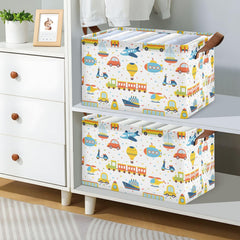 YNNALE Airplane pattern storage basket aiding nursery organization