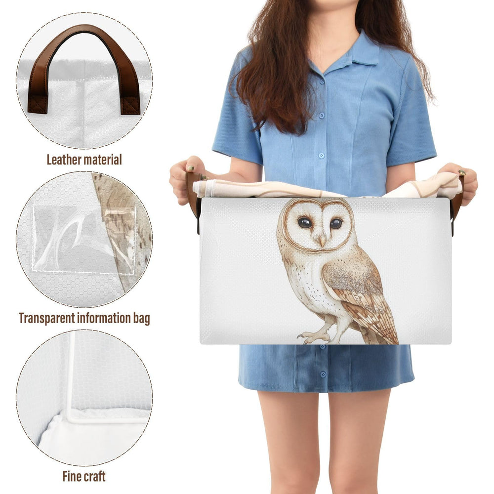 YNNALE Clear label pocket helps identify contents at a glance.