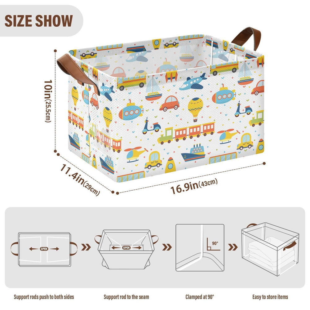 YNNALE Collapsible storage cube folds flat for compact storage