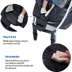 Yobee anti-slip back panel helps keep the sleeping bag in place