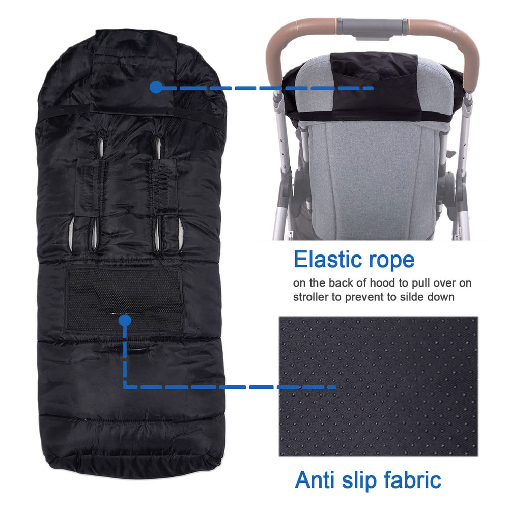 Yobee double zippers adjust foot temperature and comfort