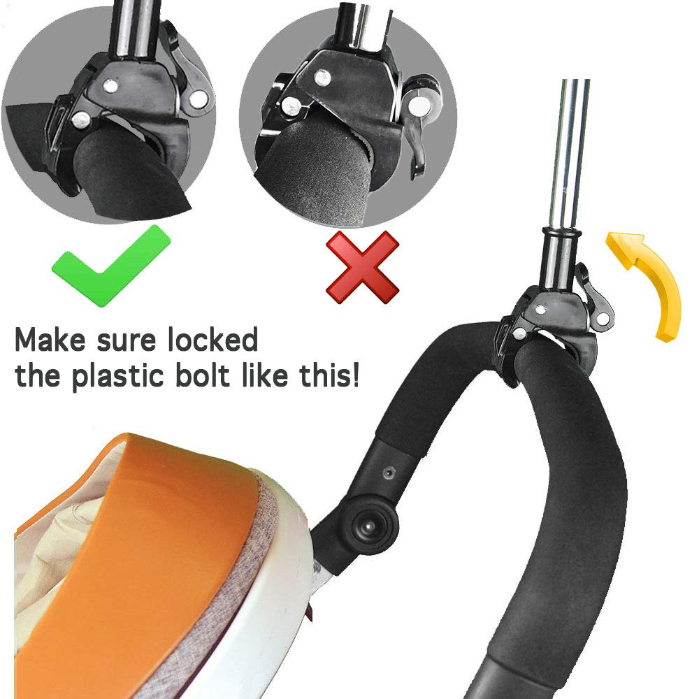 Yobee umbrella mount on wheelchair demonstrates secure, stable support