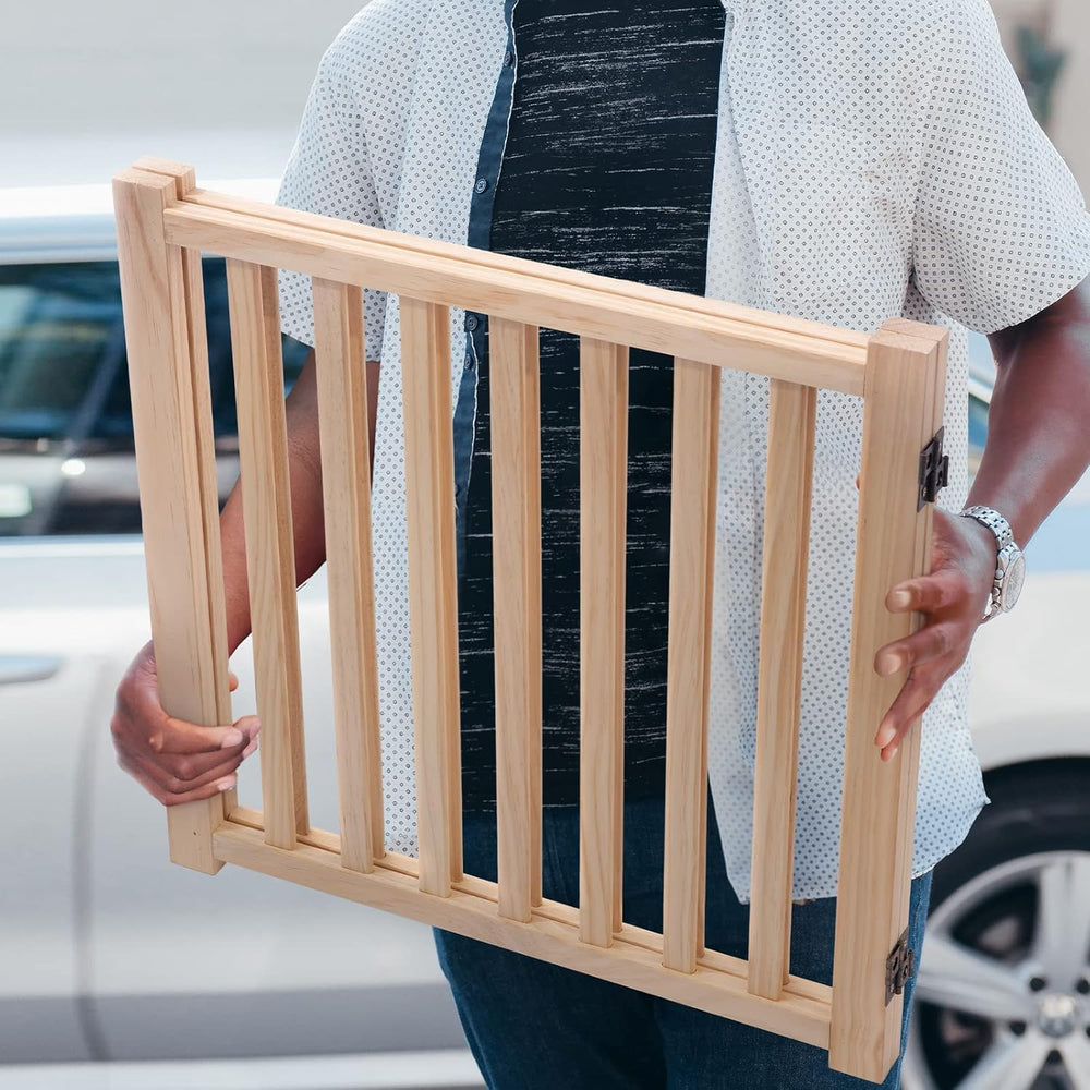 YOCAN Paint-Free gate ready for immediate use with no assembly.