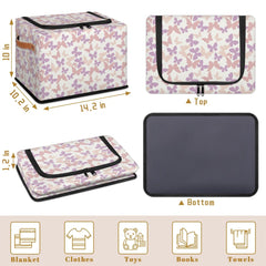 YoCosy toy box stackable and foldable design saves space