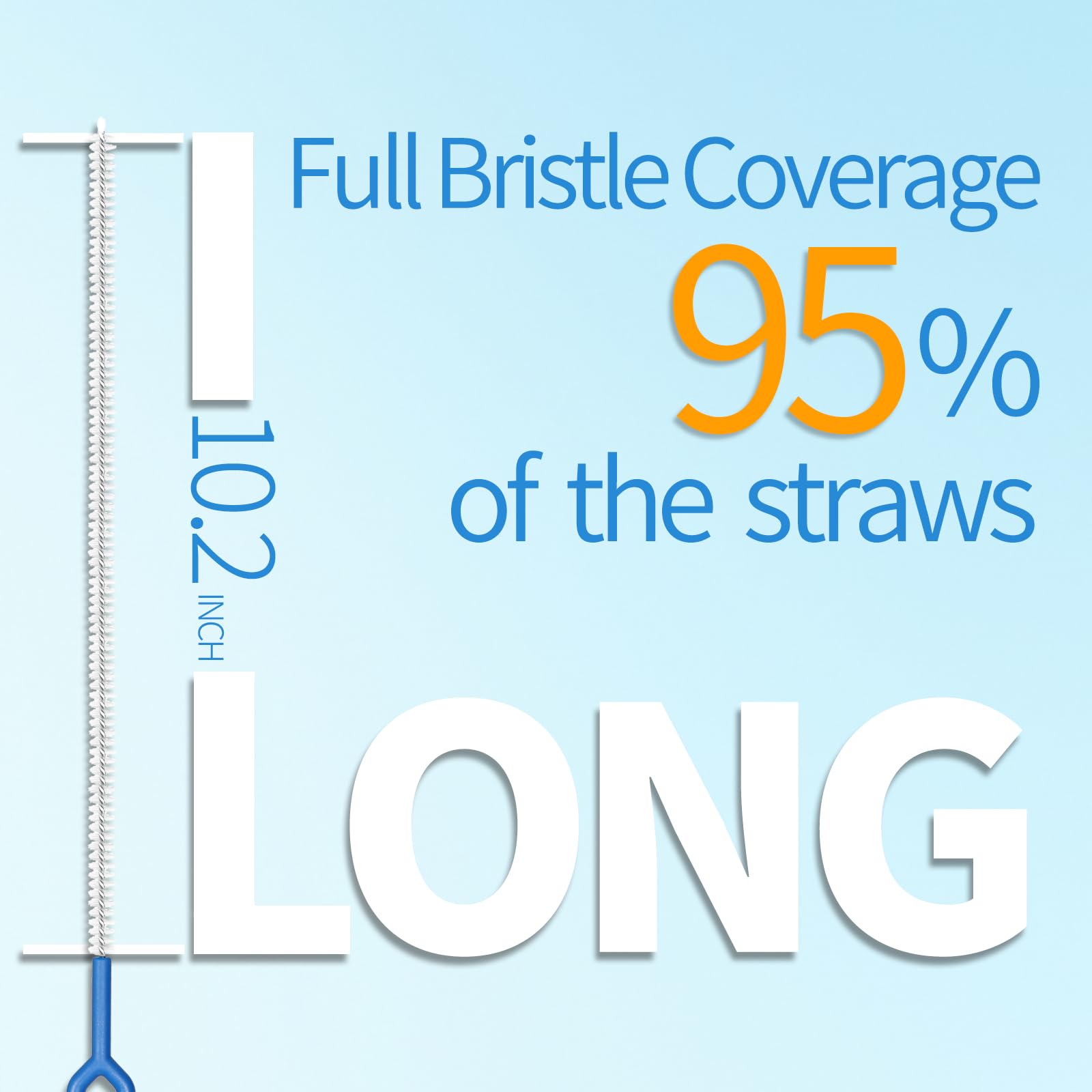 Yodamiack cleaner brush offers four sizes to fit different straw diameters.