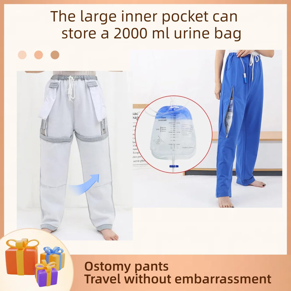 Yodilala Stoma Pants elastic waistband provides adjustable, comfortable fit