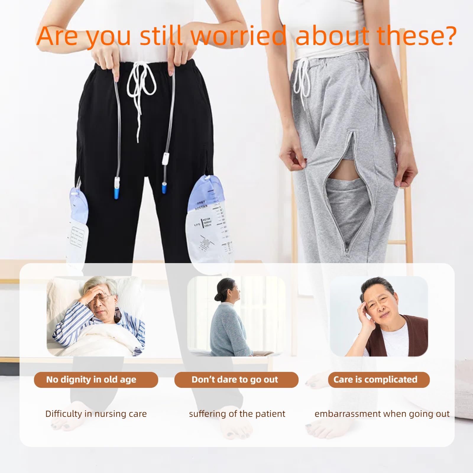 Yodilala Stoma Pants travel-ready design supports mobility and discreet drainage