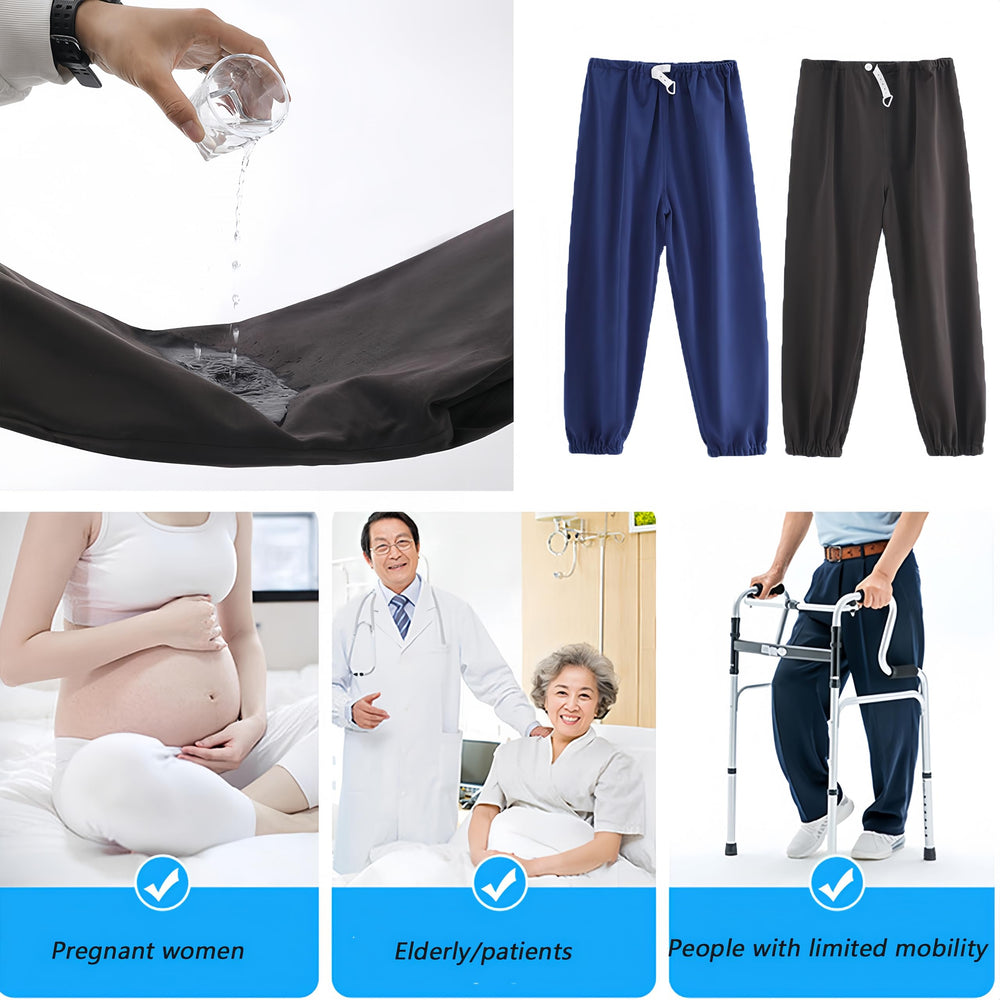 Yodilala gray XL pants, discreet wear under clothing, confidence for daily activities