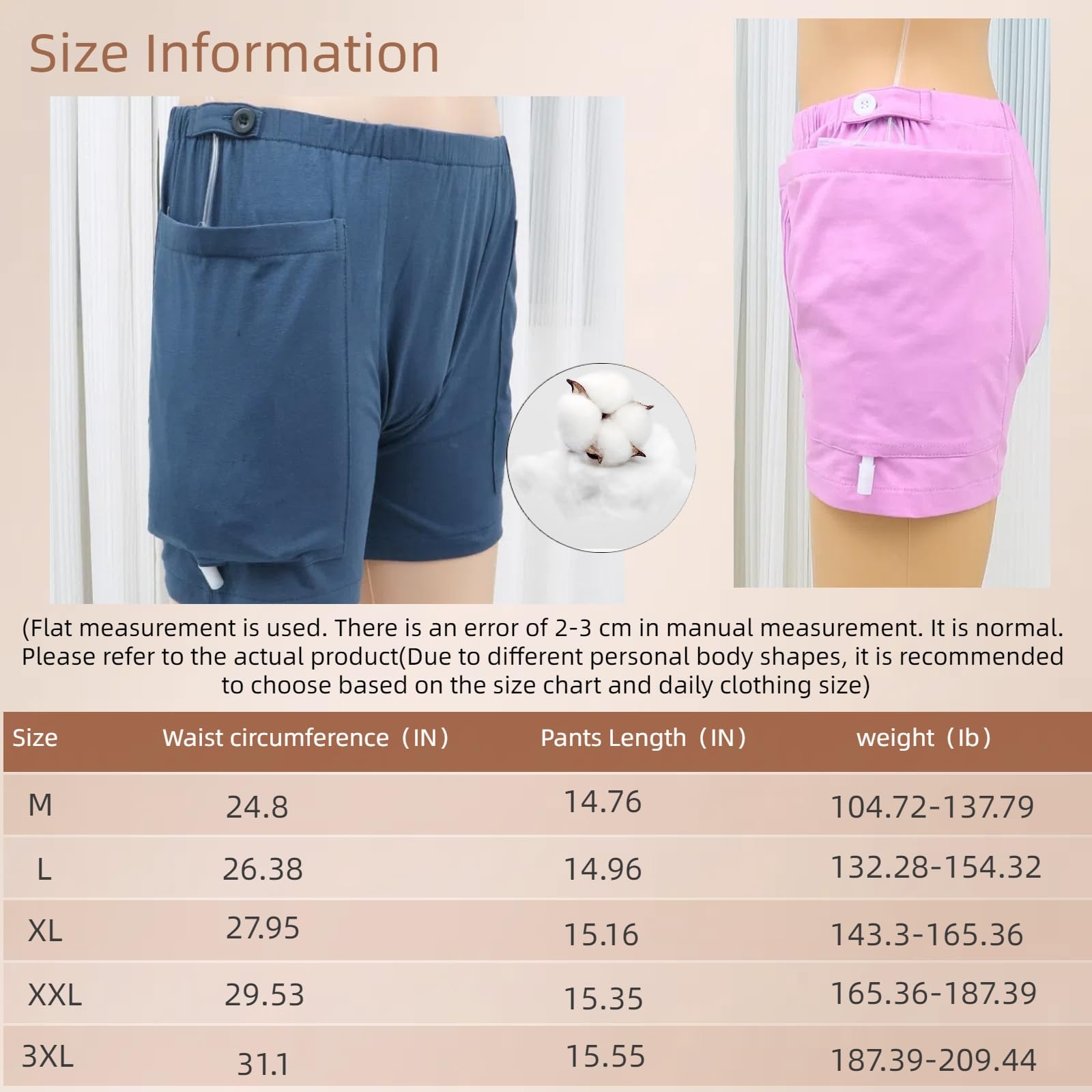 Versatile compatibility with different drainage bag types and daily wear.