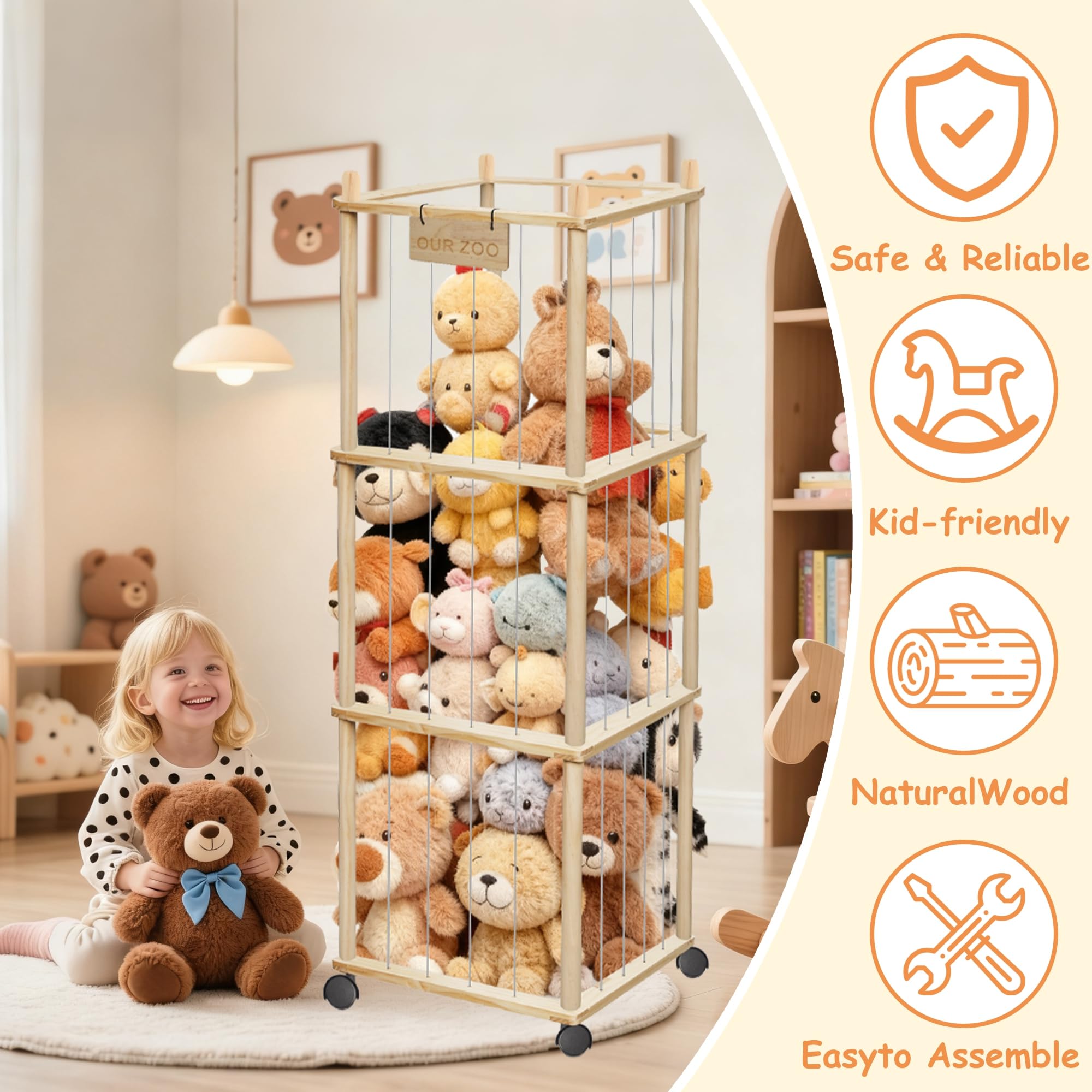 YOFIT elastic bands secure toys during active play and tidy storage.